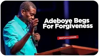 ADEBOYE BEGS FOR FORGIVENESS  amp  TINUBU BRIBES NIGERIANS WITH BREADS [upl. by Enavi]