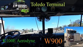 K100E Aerodyne Cabover Goes To Norfolk Southern Toledo 2010 W900 Interview Chris Keegan [upl. by Ellebanna891]