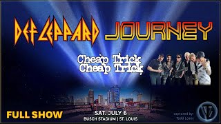 Journey  Full Show  4K Live  St Louis Missouri  Busch Stadium [upl. by Ramar]