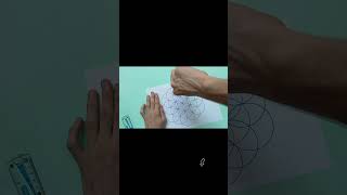 How to Make a Geometric Design  Easy and Creative Drawing Tutorial [upl. by Joane]