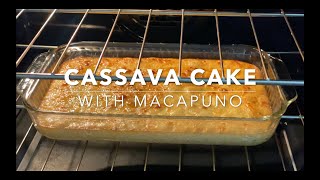 Special Cassava Cake with Macapuno [upl. by Ahsienad254]