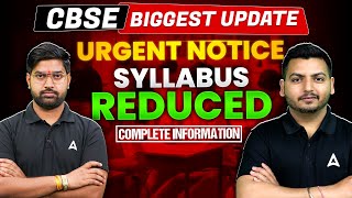 🔴 CBSE Board Exam 2025 Major Changes Announced😲 CBSE Class 10 amp Class 12 Syllabus Reduced [upl. by Egdamlat496]