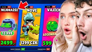 Moje Holka Utratila Všechny Moje PENÍZE do Brawl Stars😭 [upl. by Wilde428]