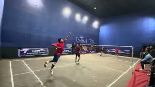 Doubles Badminton Match RITAM amp CHOTKA Vs ROCKY amp TONOY shuttlershubho outdoorbadmintonmatch [upl. by Schug801]