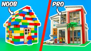 LEGO NOOB vs PRO House [upl. by Elma]