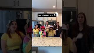 We Will Rock You  Queen Parody Cimorelli Cover [upl. by Lacram]