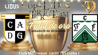 CLT  CADG vs Ferro de Merlo Gran Final Copa Oro Parte 2 [upl. by Schiffman]