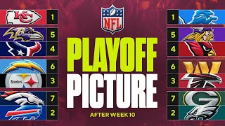 NFL Playoff Picture Russell Wilson led Steelers ATOP AFC North Eagles take control of NFC East [upl. by Iney498]