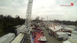 Foire du Trône On a testé Adrénaline le nouveau manège à sensations [upl. by Forelli]