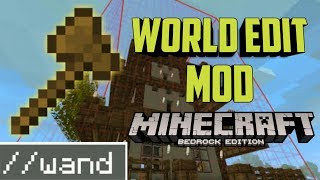 How To Install World Edit Mod In Minecraft PE Updated Step By Step [upl. by Nomar]