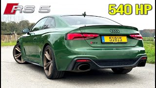 540HP TUNED Audi RS5 B9  REVIEW on AUTOBAHN [upl. by Nner]