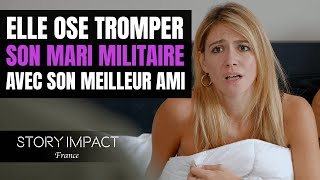 Elle trompe son mari militaire mais le karma intervient [upl. by Ilohcin]