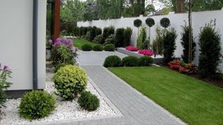 Small beautiful front yard landscaping ideas [upl. by Arahset]