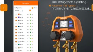 Elitech Digital Manifold Gauge App Control AC Gauges DMG4B unboxing [upl. by Corella]