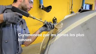 Apprendre les bases en carrosserie  Débosseler par inertie tireclou [upl. by Neelie208]