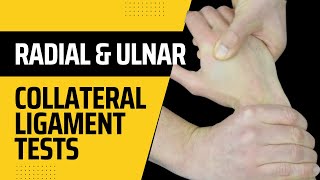 Radial amp Ulnar Collateral Ligament Tests [upl. by Elcarim518]