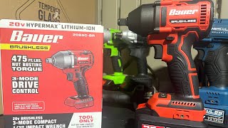 Harbor Freights NEW Brushless Bauer 12” Impact Wrench 2022 Torque Test and Unboxing [upl. by Yesnyl380]