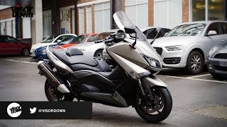 Yamaha TMAX 2015 Review Road Test  Visordown Motorcycle Reviews [upl. by Nylacaj]