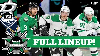 STARS PREGAME Dallas Stars to ice full lineup versus Buffalo Sabres [upl. by Ahsiuqram]