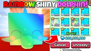 INSANE OFFERS for 11 SHINY RAINBOW TITANIC DOLPHIN Cutest Titanic In Pet Sim 99 [upl. by Shellie]