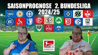 Meine 2 Bundesliga Prognose Saison 202425 🌟 [upl. by Fusco]