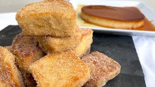 FRIED LECHE FLAN 🍮  RECIPE USING 5 WHOLE EGGS DELICIOUS PINOY DESSERT [upl. by Ardnahc]