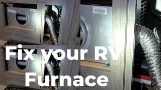 Travel Trailer Furnace Fix [upl. by Saibot]