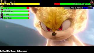 Sonic the Hedgehog 2 2022 Final Battle with healthbars 33 [upl. by Benilda]