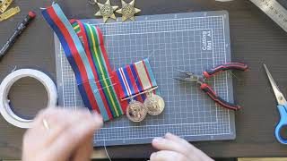 Tiger Medals  court mounting military medals [upl. by Brigid]