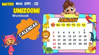 Yearly Calendar Months And Their Names UMIZOOMI MATHS  76  AEP [upl. by Nolte]