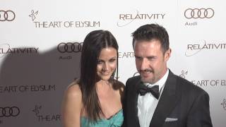 David Arquette and Christina McLarty at The Art Of Elysium 5th Annual Heaven Gala ARRIVALS [upl. by Jenna243]