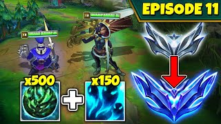 We played the ultimate scaling bot lane comp  EPISODE 11  BRONZE TO DIAMOND [upl. by Lehrer]