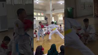 KUMITE🥊🥊 duniaalfarabi karatekids inkai [upl. by Ynitsed]