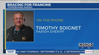 Terrebonne Parish Sheriff Timothy Soignet on approaching Hurricane Francine [upl. by Staten]