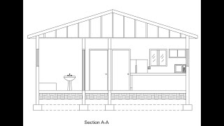 How to Creating Sectional Views From a Simple Floor Plan [upl. by Adalheid]