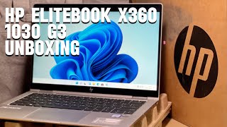 HP Elitebook X360 1030 G3 Unboxing in 2024 [upl. by Marrin67]