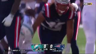 Daniel Ekuale  Highlights  Patriots vs Miami Dolphins  NFL Week 5 2024 [upl. by Adnaval]