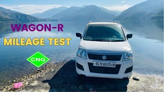 WagonR mileage Test in CNG  100 Real  1 KG GAS ⛽️  2016 WagonR k series [upl. by Zetra]