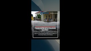 Inilah Puluhan Karung Balpres yang Disita Ditreskrimsus Polda Kepri [upl. by Ellehsram]