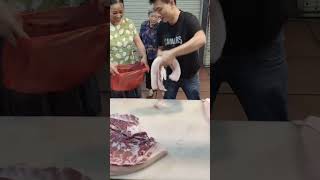 Fresh Pork  Pork Cutting  Cut as Much as You Need 1010 shorts [upl. by Soll]