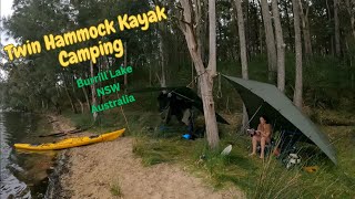 2 Nights  Kayak wilderness Camping Burrill Lake  Dual Hammocks [upl. by Hilliary539]