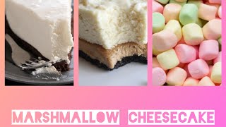 No bake cheesecake  marshmallow recipe  marshmallow cheesecake [upl. by Stroud]