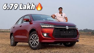 Mini Audi A4🔥 2024 New Maruti Dzire ZXi Real World Drive Review [upl. by Ahsuas73]