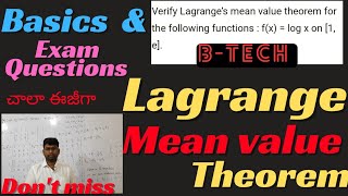 Lagranges Mean Value Theorem  lagranges Mean Value Theorem  lagranges lagrangesMeanValue [upl. by Chadabe]