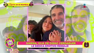 Hija de Diego Verdaguer lo despide con emotivo mensaje [upl. by Kceb]