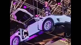 Jaden Smith Performs on top of a flying Tesla  Coachella 2019 [upl. by Ajat645]