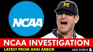 Michigan Football NCAA Investigation New Rumors  Jim Harbaugh Contract Stalemate NFL Lurking [upl. by Alywt760]