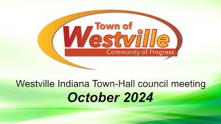 Westville Indiana October Town Council Meeting [upl. by Colpin]