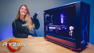 BUILDING A PC FOR A VIEWER  MY FIRST AMD BUILD ðŸ§¡  PC Build 2022 [upl. by Baler]