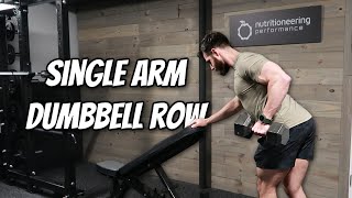 Single Arm Dumbbell Row Mistakes amp Fixes For Max Lat Activation [upl. by Pentheam]